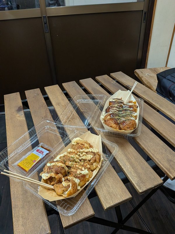 오사카의 대표 음식 다코야키