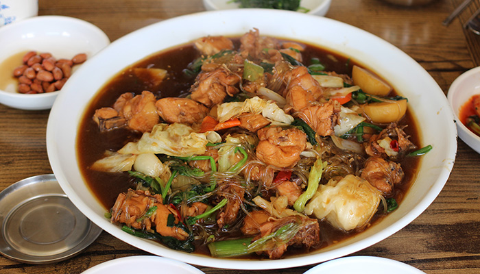 안동찜닭 요리 사진