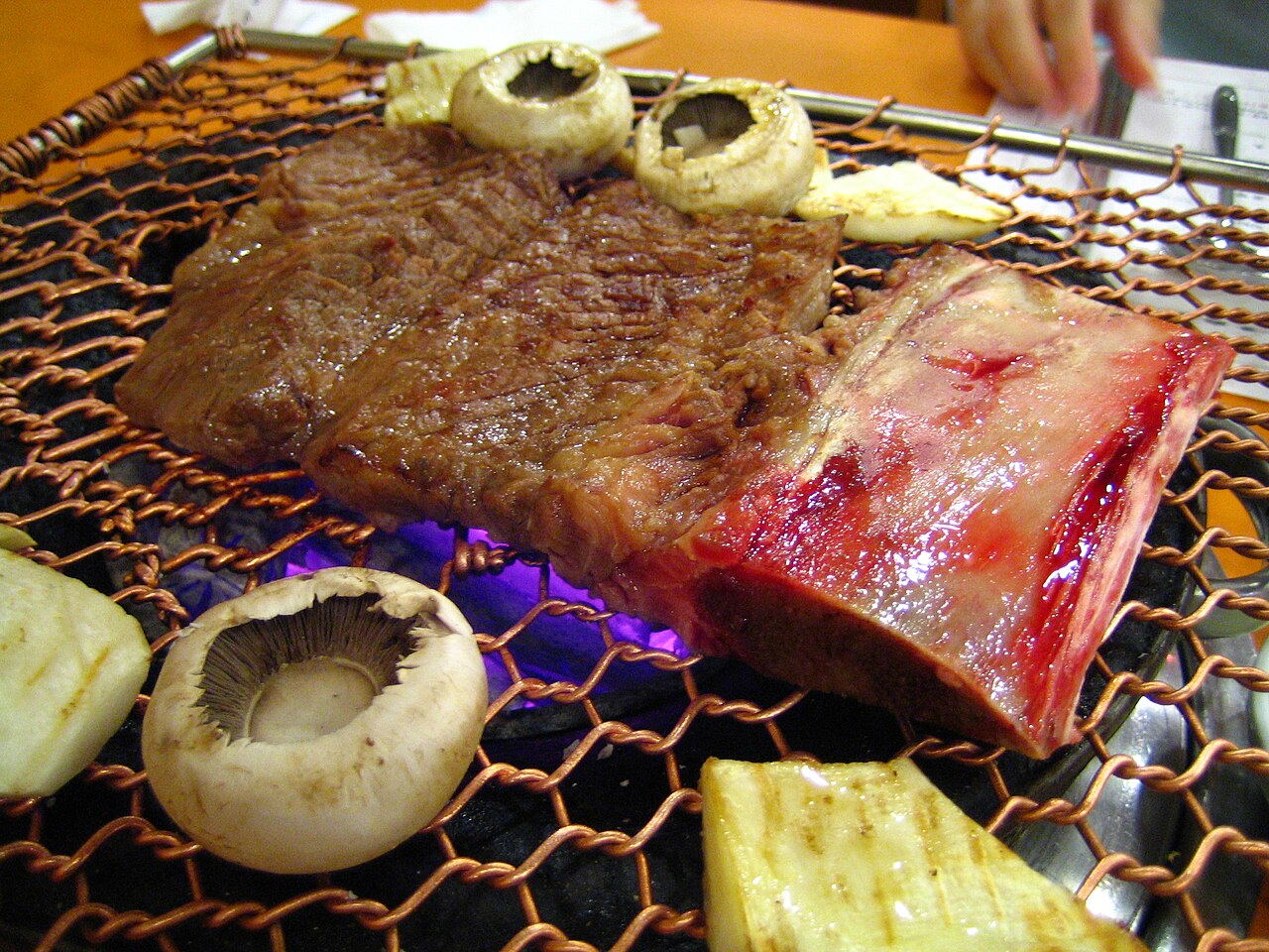 갈비 요리 사진