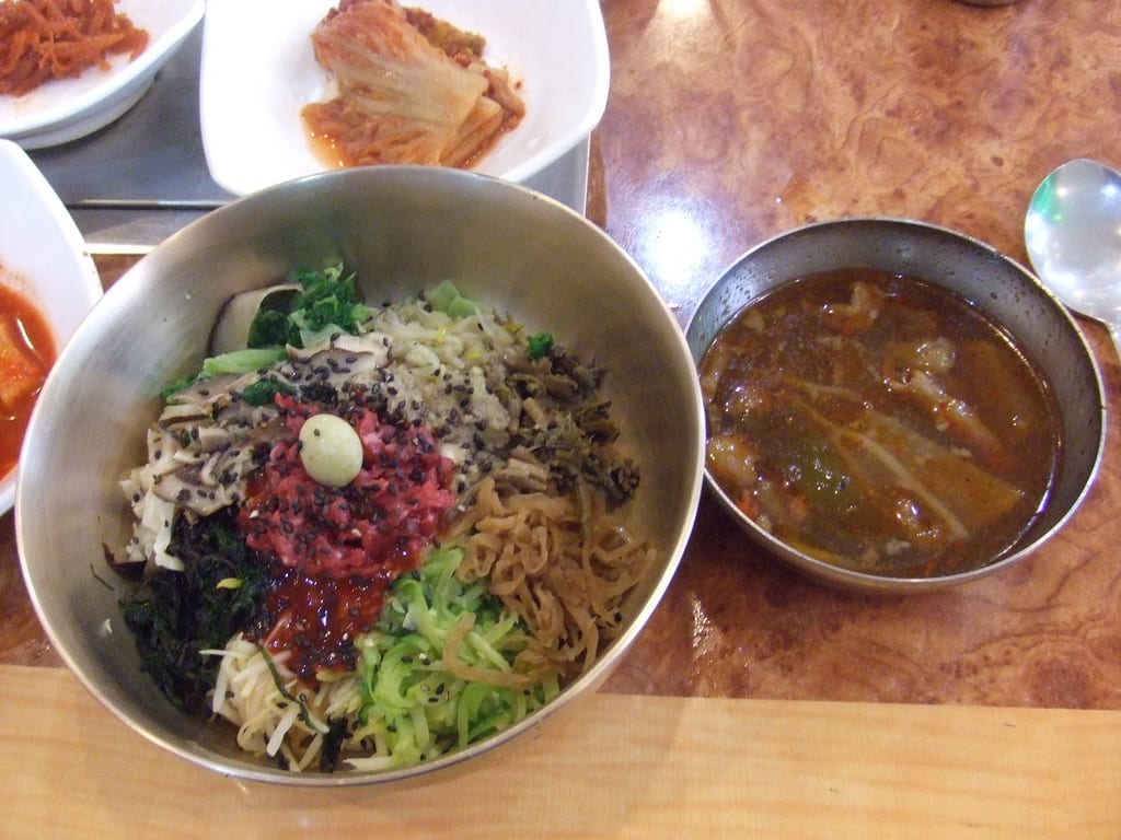 진주비빔밥 요리 사진