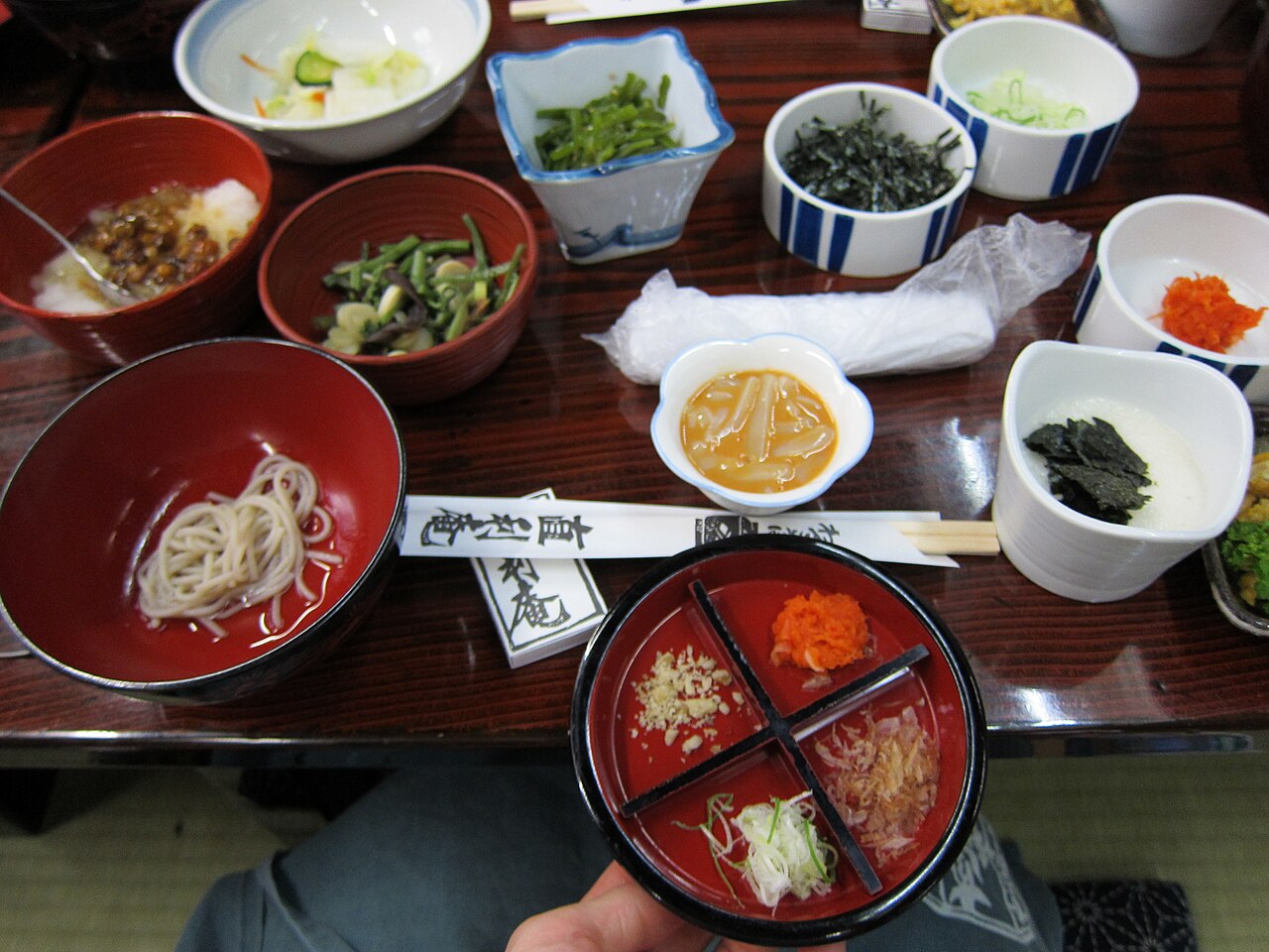 완코소바 요리 사진