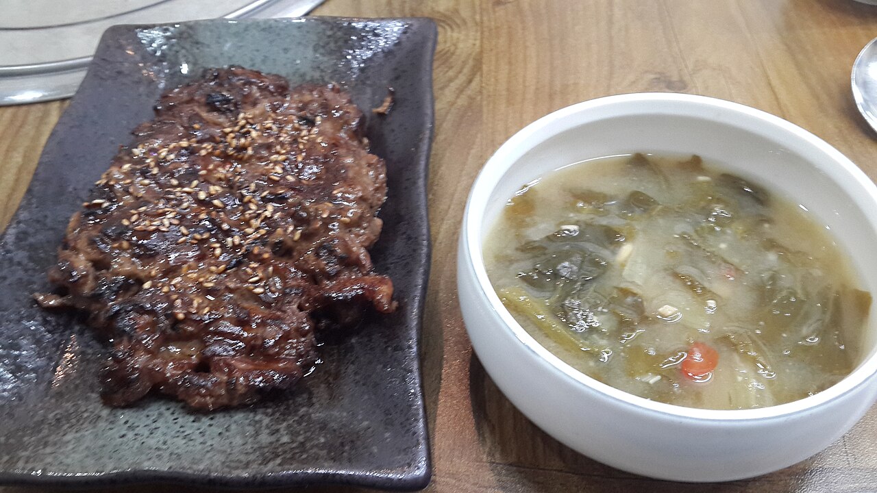 담양 떡갈비 요리 사진