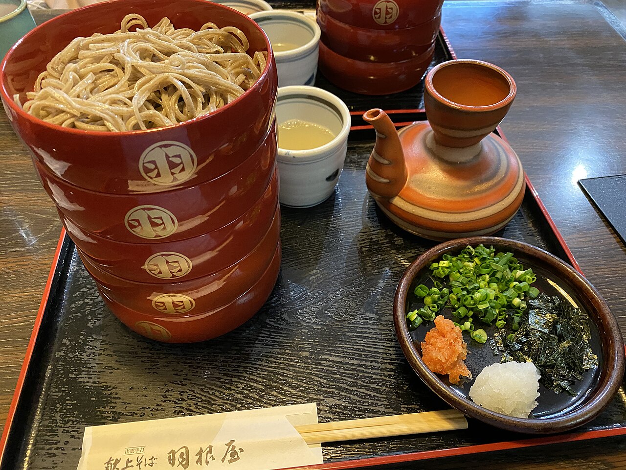 이즈모소바 요리 사진